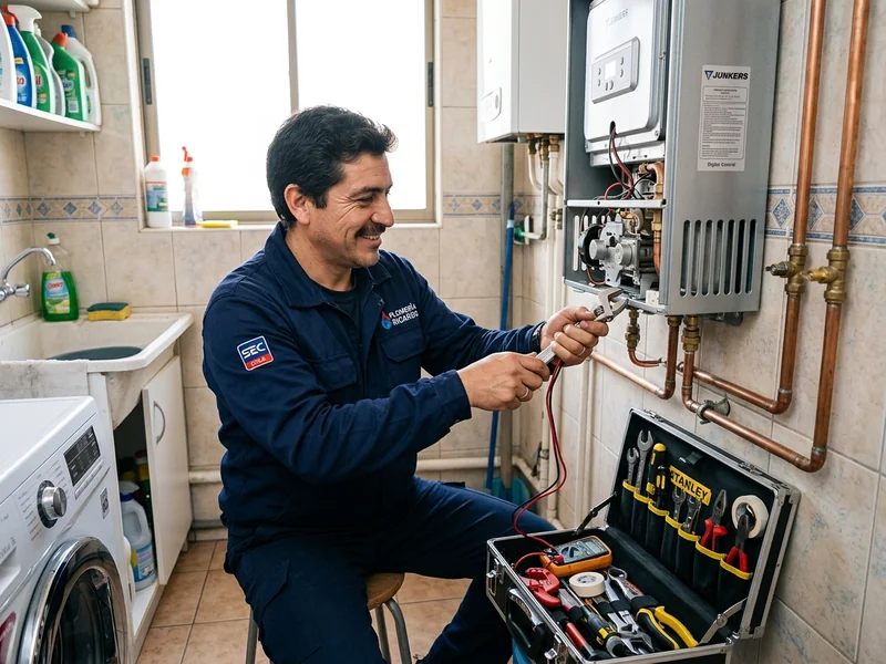 Instalación y reparación de calefont con certificación SEC